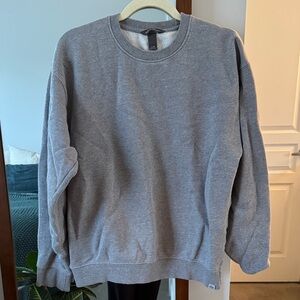 Eddie Bauer Men's Gray Crewneck Sweater